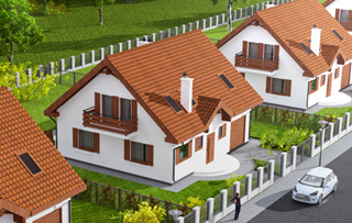 Osiedle Zawada k Piły - wizualizacja